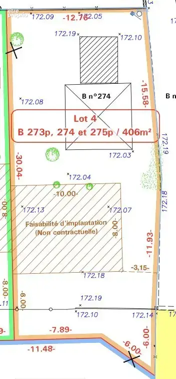Terrain à bâtir de 406 m² à PECQUEUSE (91) - photo 1