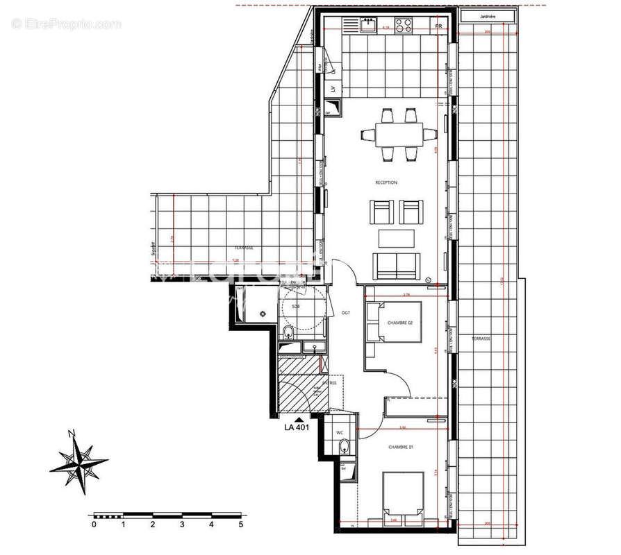 Appartement à LE TOUQUET-PARIS-PLAGE