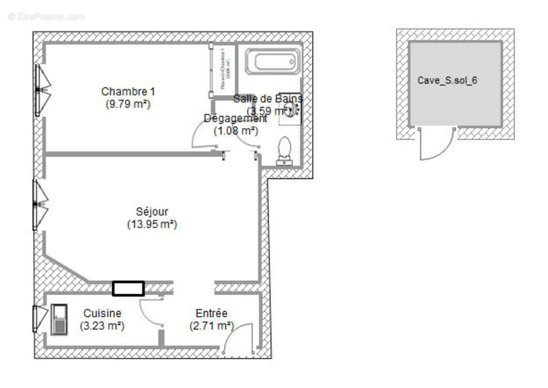Appartement à PARIS-6E