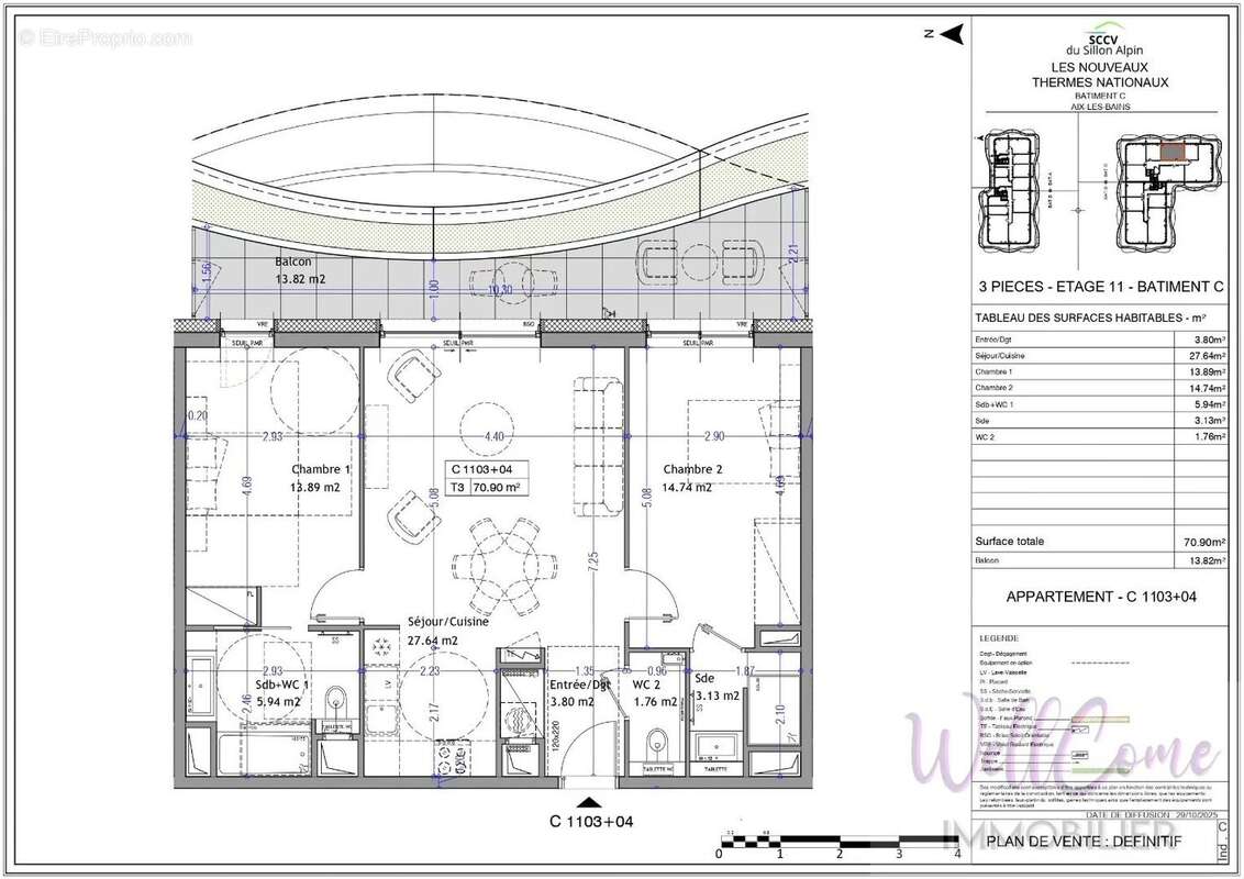 Appartement à AIX-LES-BAINS