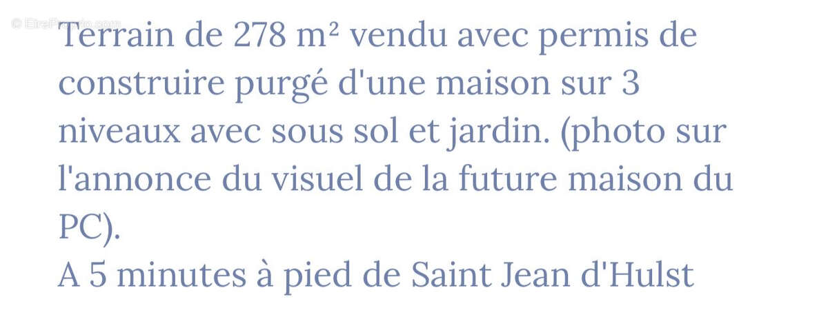 Terrain à LE CHESNAY