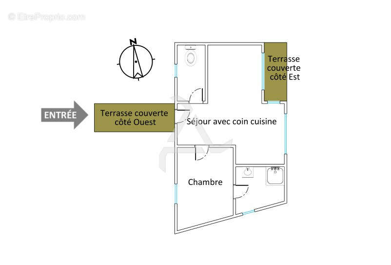Appartement t2 de 60 m2 avec atelier de 56m2 dans petite copropriété de charme à 20min de porto-vecchio - photo 18
