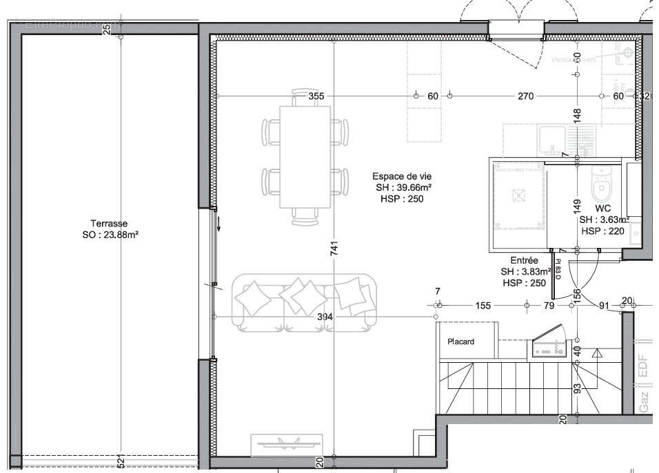 Appartement à L'ARBRESLE