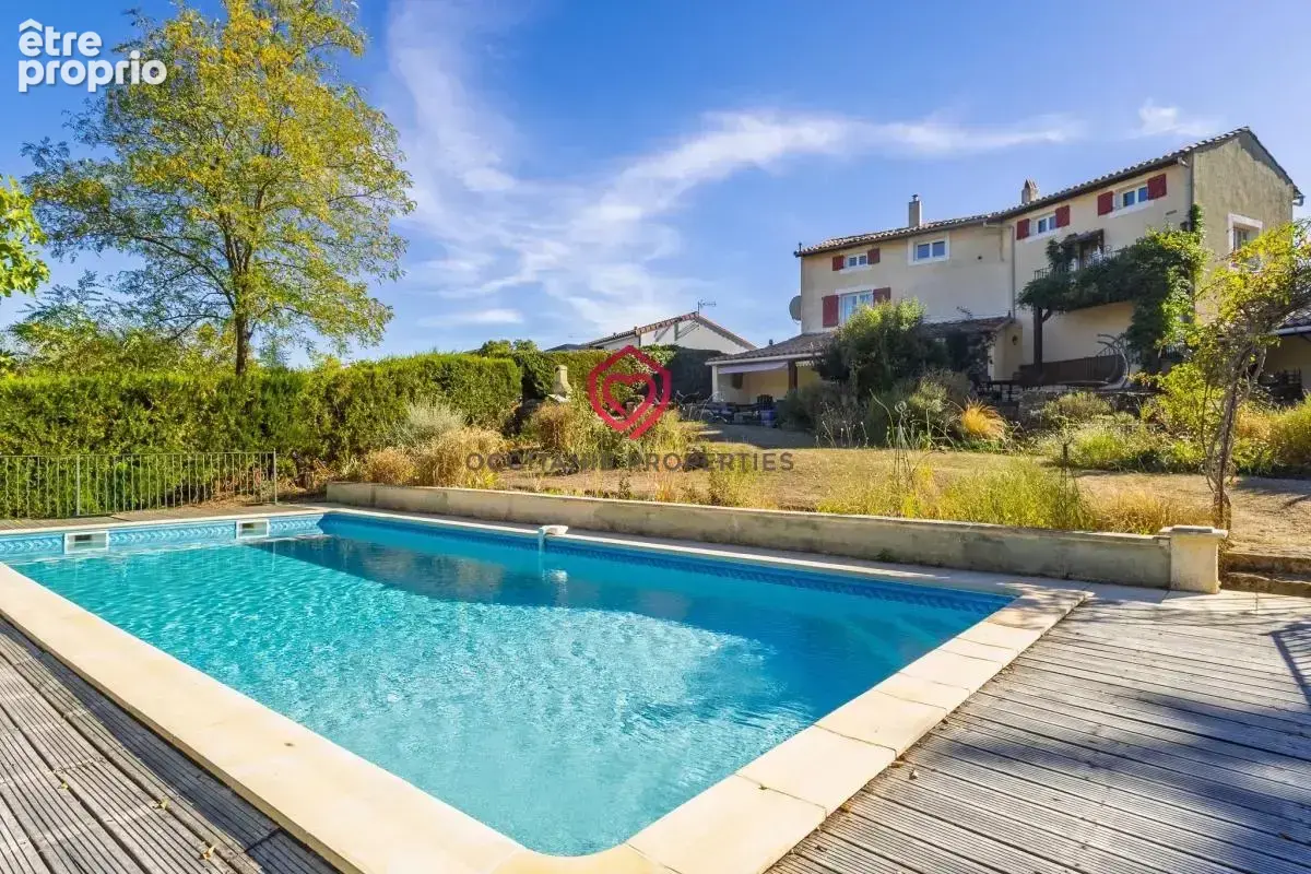 Maison de caractère avec 6 chambres, piscine et vue dégagée sur les Pyrénées - photo 4