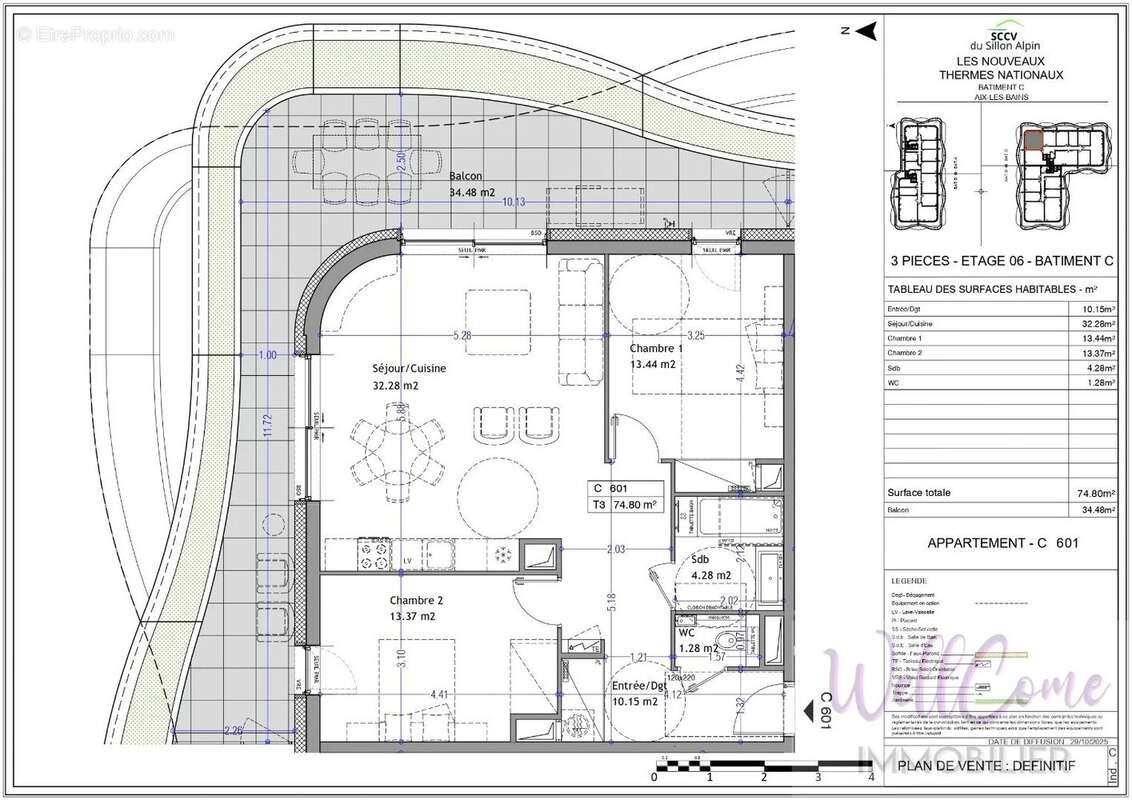 Appartement à AIX-LES-BAINS