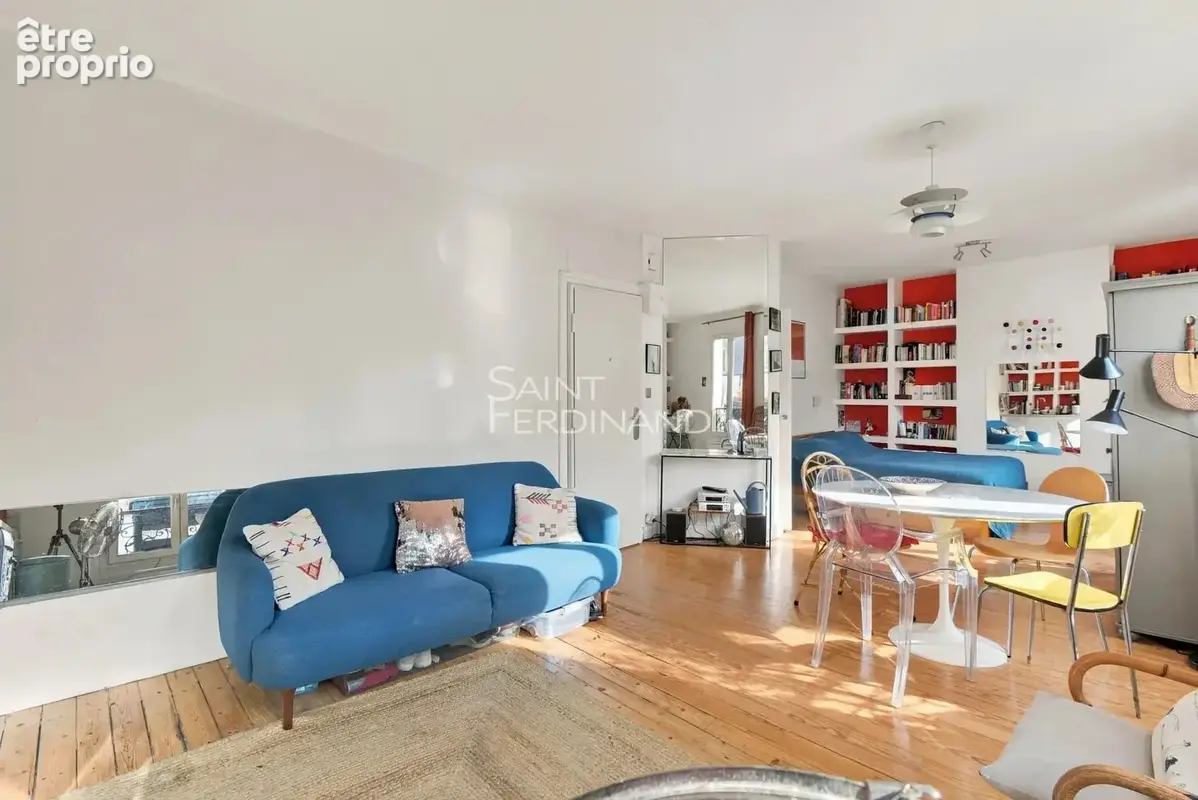 Paris 17ème  Proche Batignolles. 3 pièces 2 chambres. - photo 2