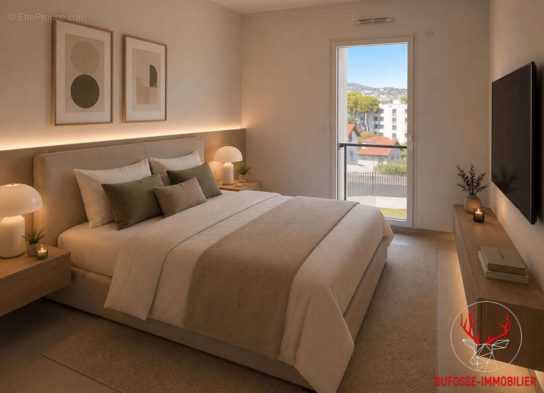 Appartement T2 vue dégagée, dernier étage - photo 4