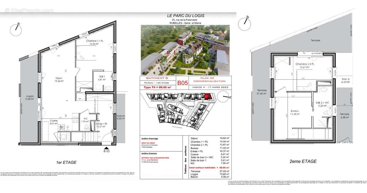 Appartement 88 m² à Rubelles  - photo 2