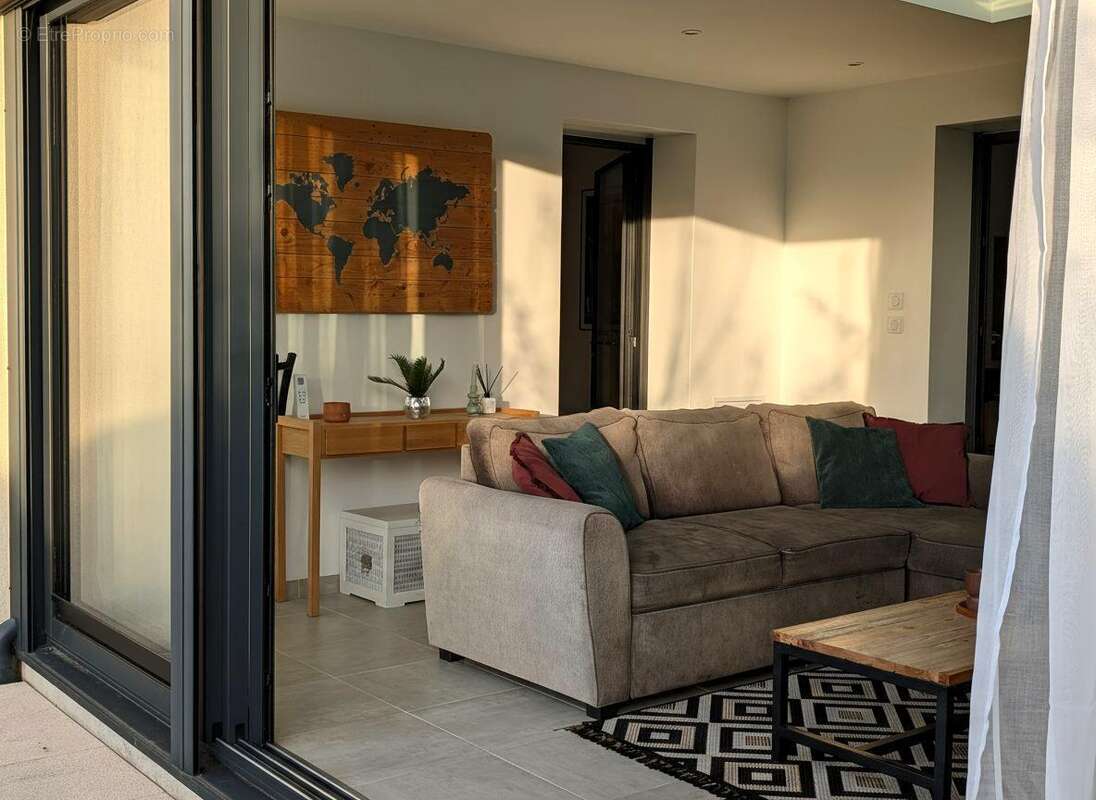 Salon vue du jardin - Maison à VERTOU