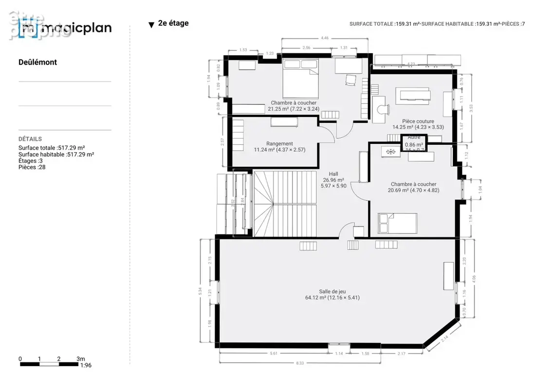 Demeure de caractère – 435 m² – 8 chambres – jardin à l’anglaise – deûlémont – propriété d’exception - photo 12