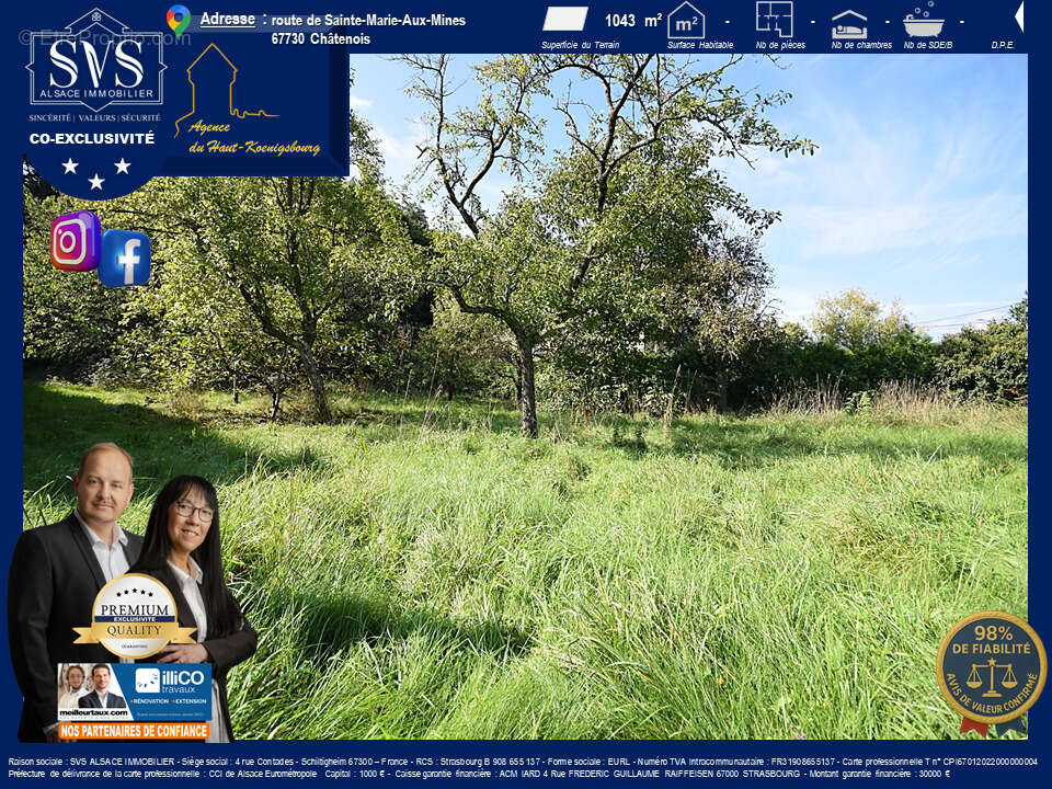 Terrain à CHATENOIS