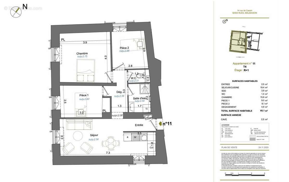 Appartement à RUEIL-MALMAISON