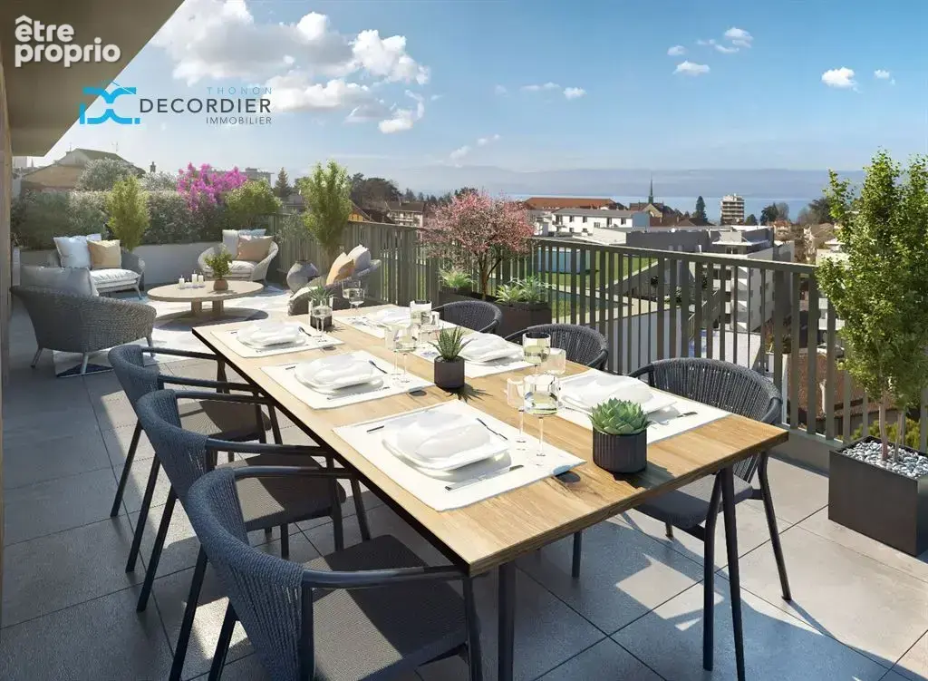 À vendre  - appartement t3 en attique - neuf - thonon-les-bains (74200) - photo 8