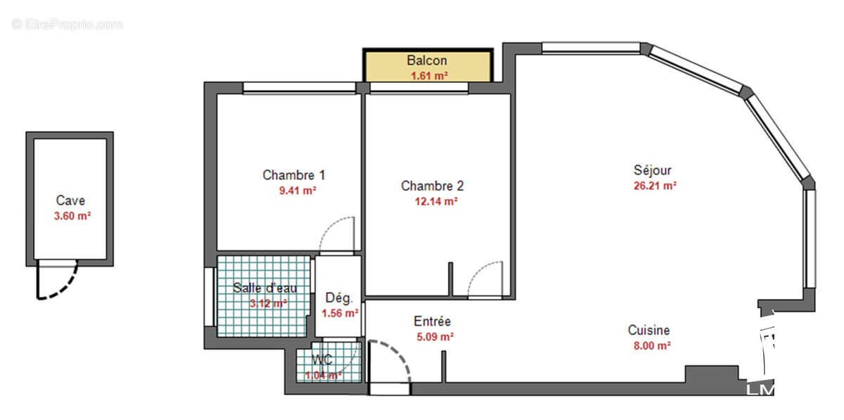 Appartement à PARIS-15E