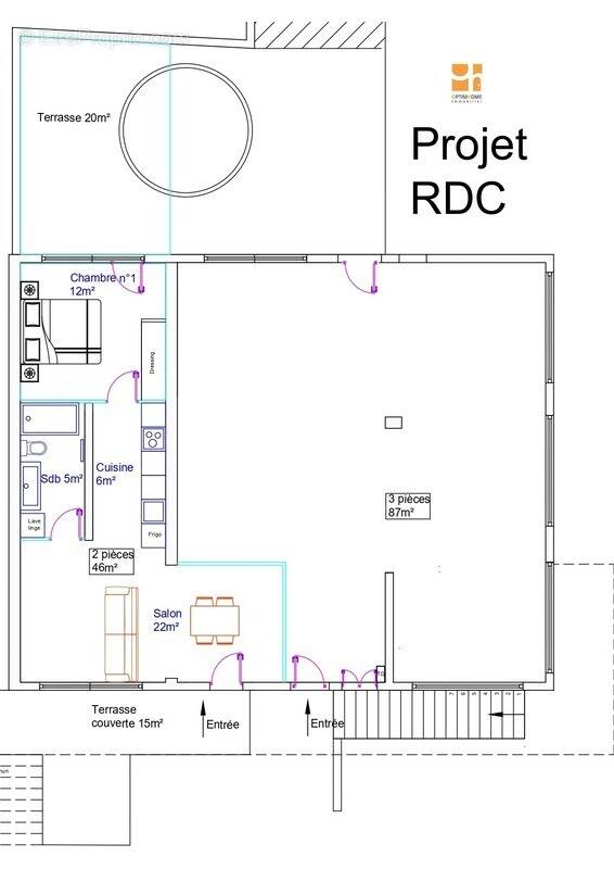 Appartement à SAINT-LAURENT-DU-VAR