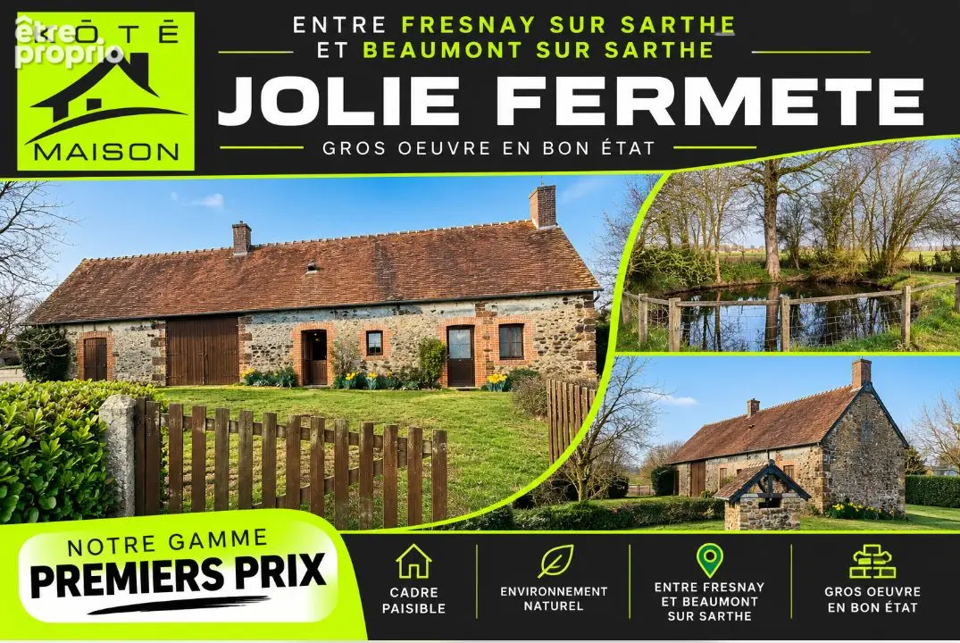 Maison à FRESNAY-SUR-SARTHE
