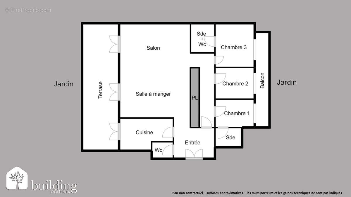 Levallois-Perret Greffulhe - Appartement familial 5 pièces avec terrasse et balcon de 120 m² - photo 2
