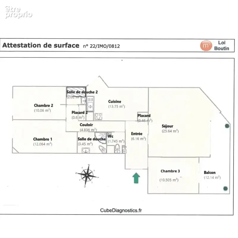 Mairie de courbevoie - 4 pieces  avec large balcon, cave et possibilite  parking - photo 15