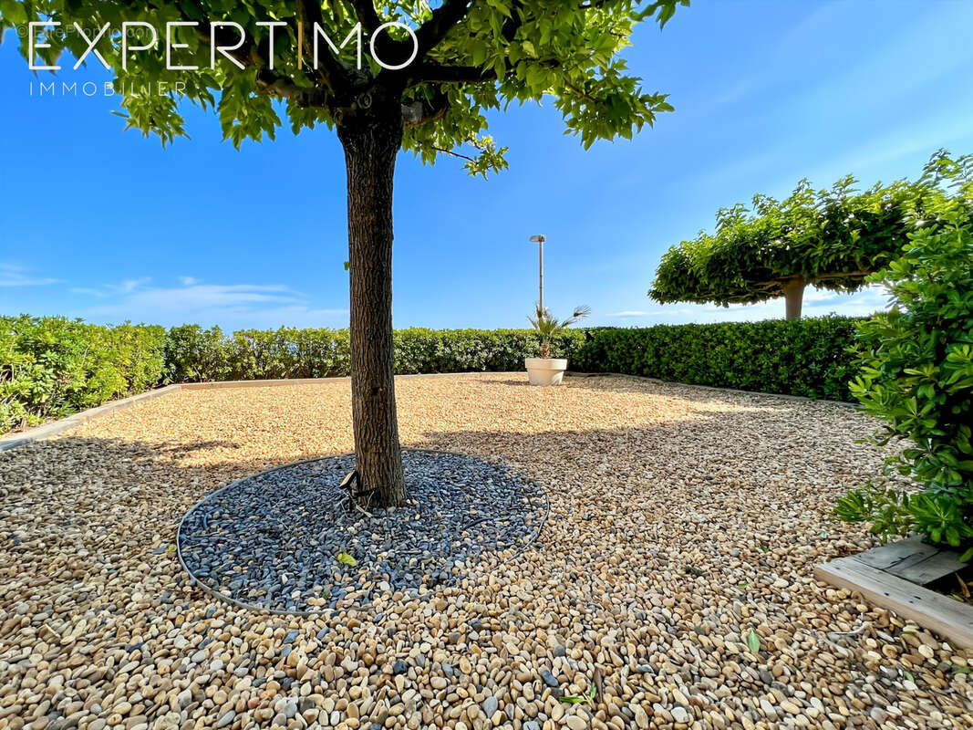 Appartement de Type T3 avec belle terrasse, très beau jardin, deux places de parking, un cellier . - photo 2
