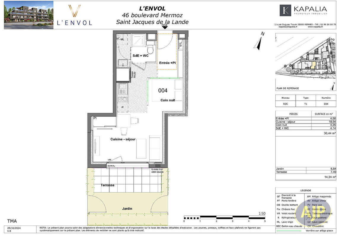 Appartement à RENNES