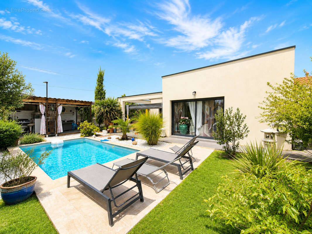 Maison plain pied avec piscine - photo 4