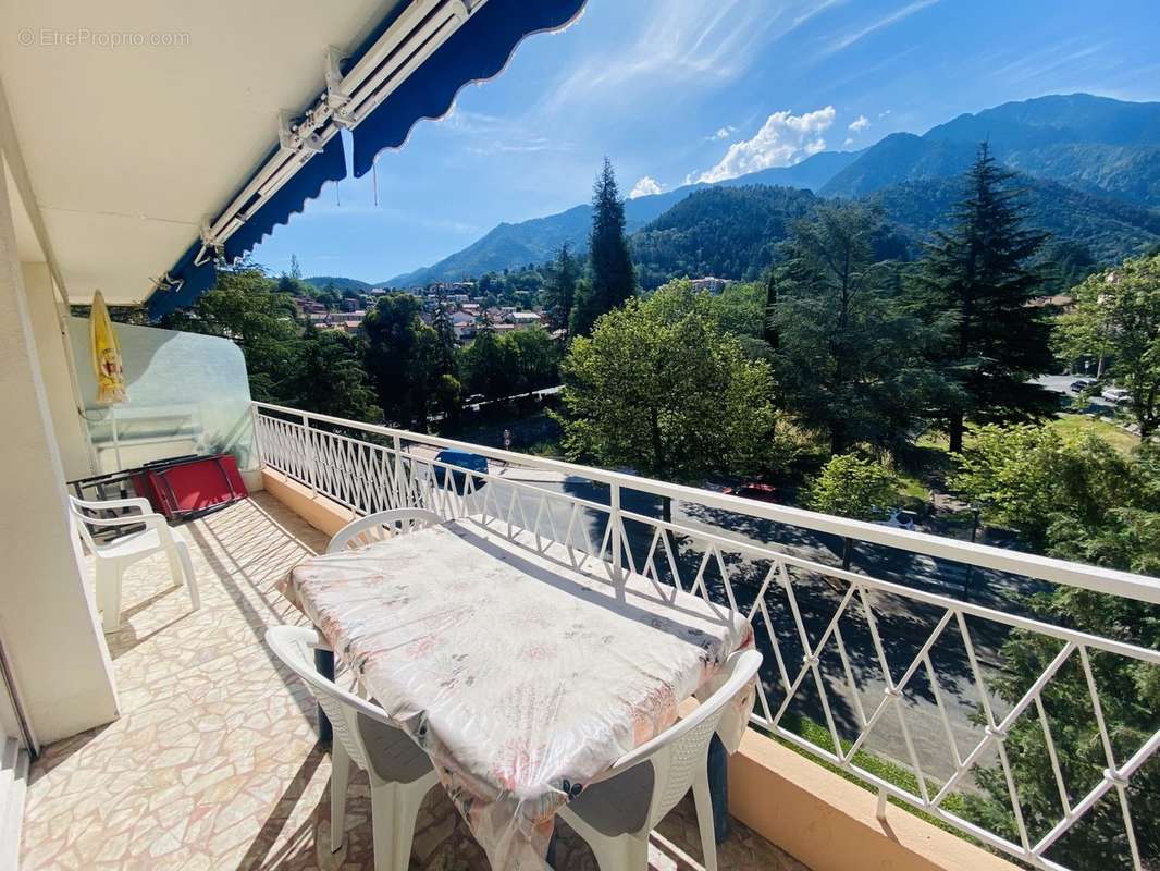 terrasse avant - Appartement à VERNET-LES-BAINS