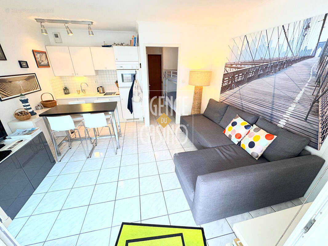 Appartement 1 pièce cabine, La Baule Benoit, vue mer latérale, accès direct plage - photo 4