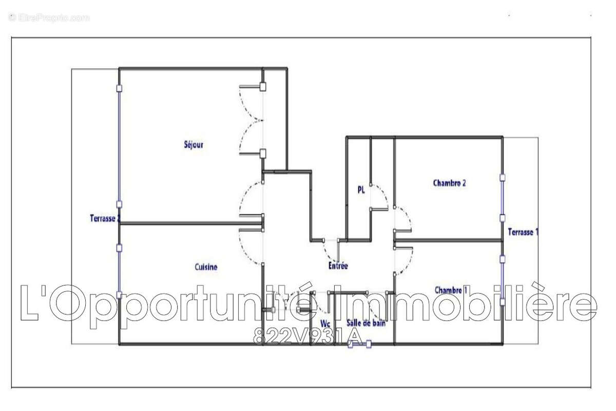 Appartement à VALLAURIS