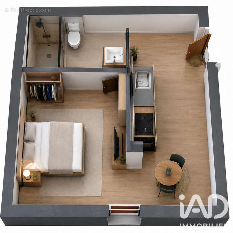 Appartement 18 m² à Noveant-Sur-Moselle  - photo 2
