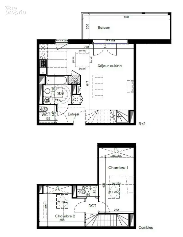 Appartement 3 pièces 65 m² à vendre à Toulouse (31100) - photo 2
