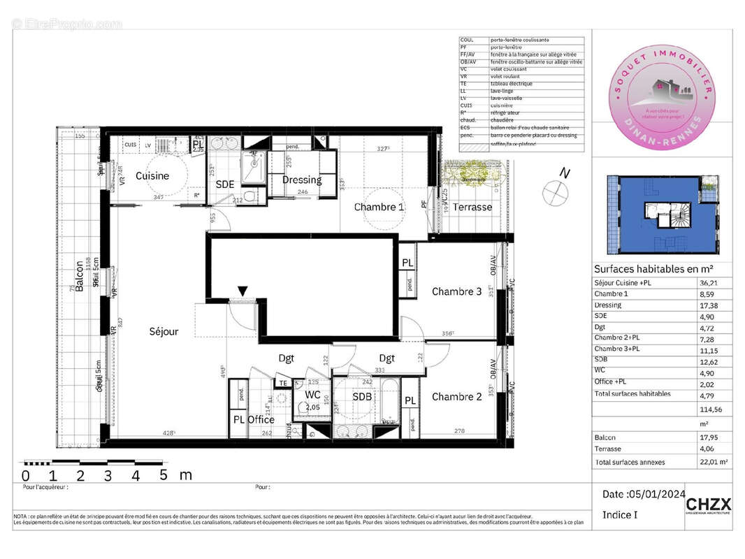 Appartement à RENNES