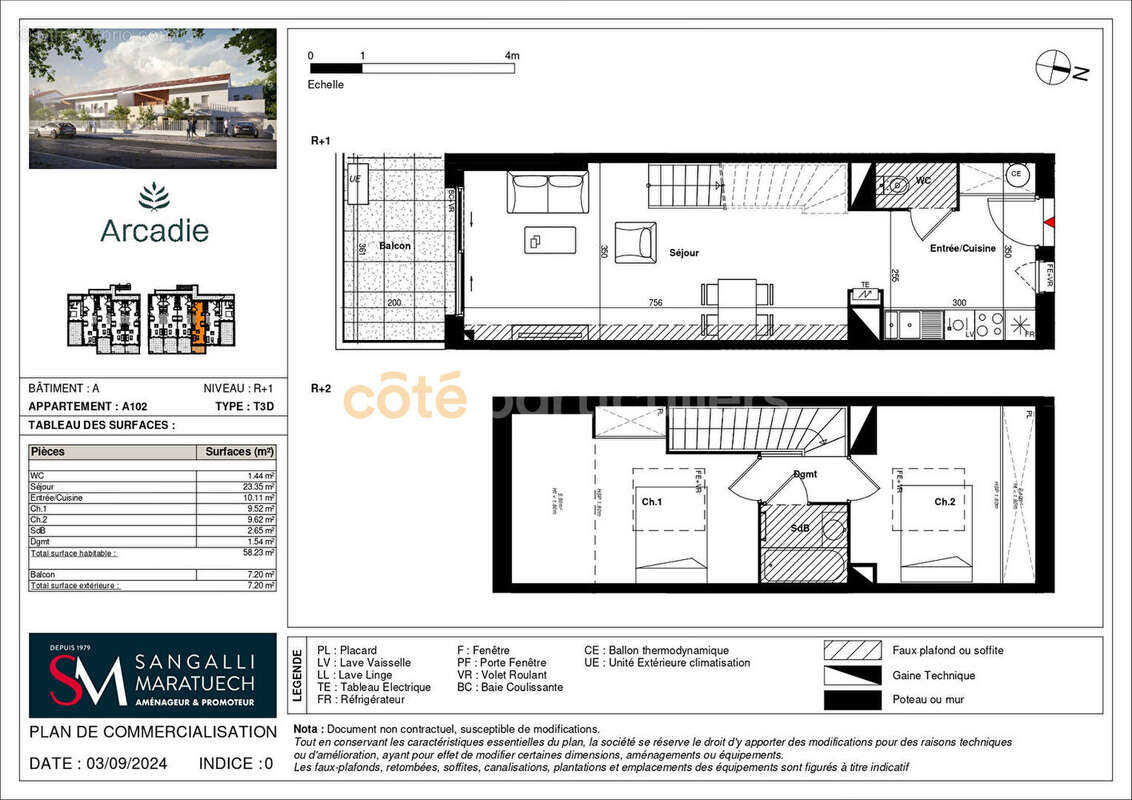 Appartement à TOULOUSE