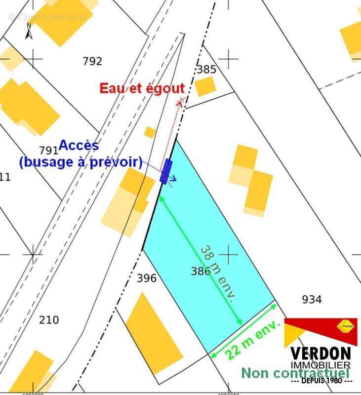 Terrain à LA MURE-ARGENS
