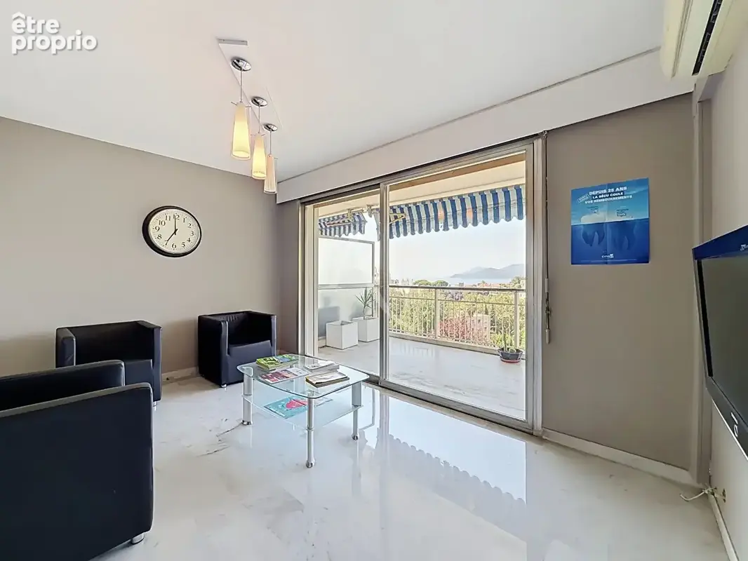 Cannes haut stanislas  3 pièces 80 m²  terrasse 17m2 sud ouest ? vue mer - photo 8