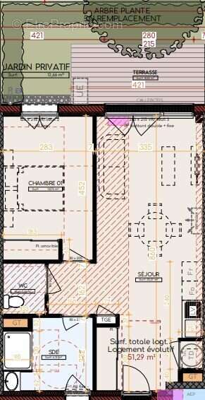 Appartement à TOURNEFEUILLE