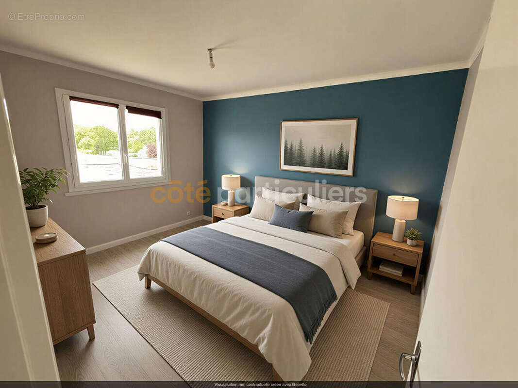 La roche-sur-yon -- centre-ville -- appartement t2 -- 1 chambre -- 49 m2 -- balcon -- stationnement privatif - photo 6