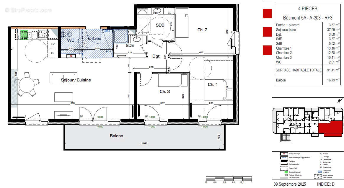 Appartement à MONTIGNY-LES-METZ