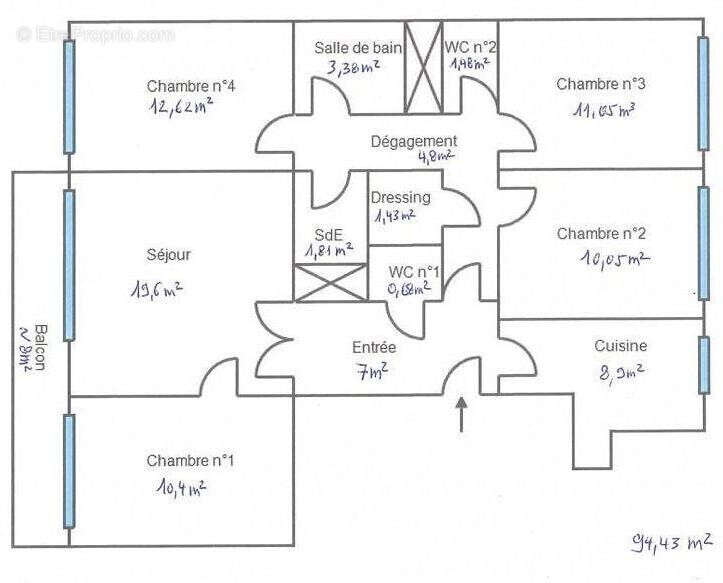 Appartement à IVRY-SUR-SEINE
