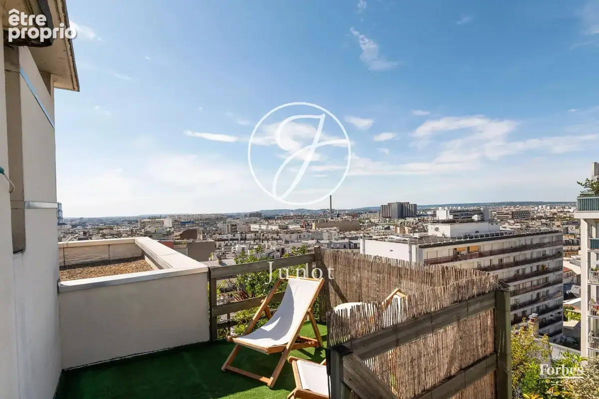 Paris 18e - MARCADET / LAMARCK - Appartement - 3 pièces - 80,03m² Carrez - 2 chambres -  Terrasse et 2 balcons de 29m² - Dernier - photo 3