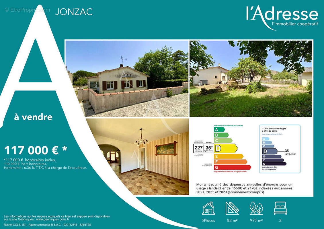 Maison à JONZAC