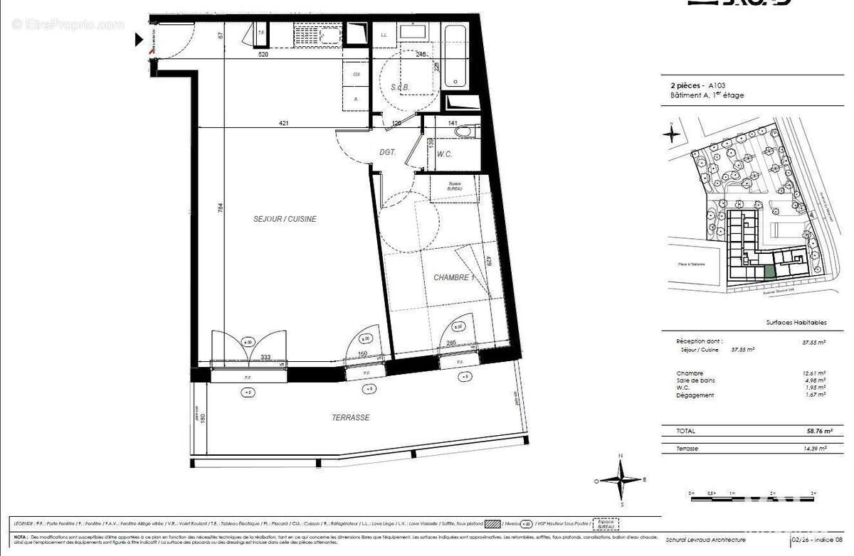 Photo 4 - Appartement à VILLENAVE-D'ORNON