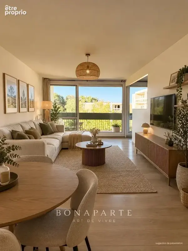 Angers – appartement t3 avec balcon, vue dégagée et exposition sud - photo 1