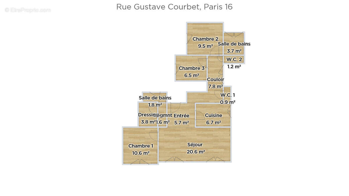 Appartement à PARIS-16E