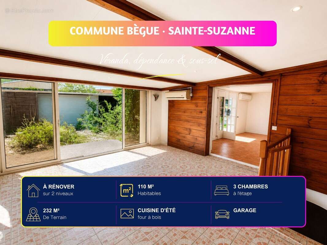Maison 110 m² à Sainte-Suzanne  - photo 2