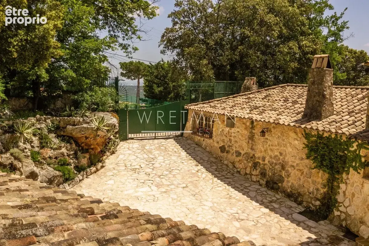 Maison en pierre authentique de Robert Dallas avec vue sur la mer et un court de tennis – Tourrettes-sur-Loup - photo 29