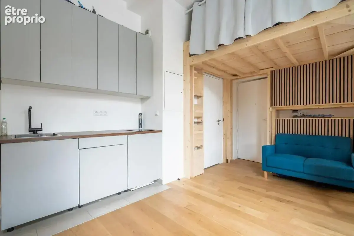 Paris 20e — Studio meublé 19 m² avec mezzanine — DPE C - photo 4