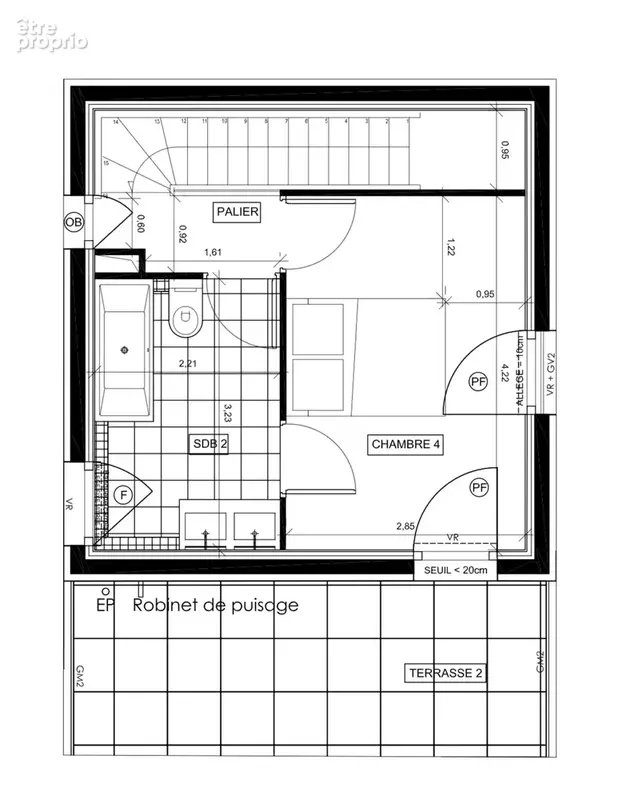 CHAVILLE CENTRE (92)- Superbe duplex familial 115 m², dernier étage, terrasses et vue dégagée - photo 15