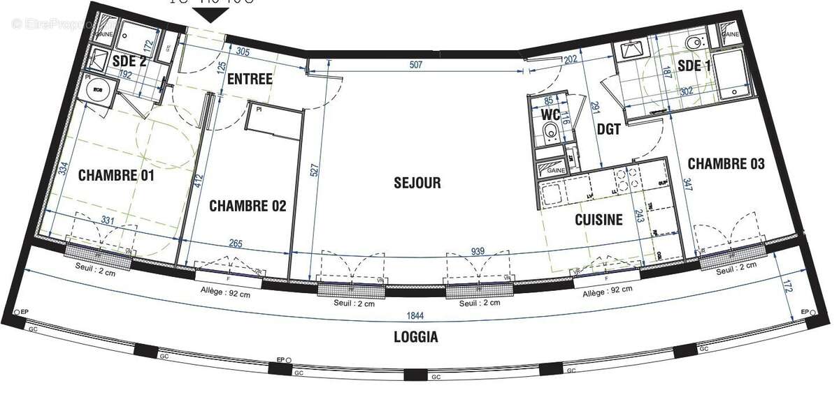 Appartement à BORDEAUX