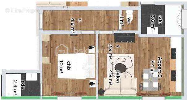 Appartement à FOUGERES