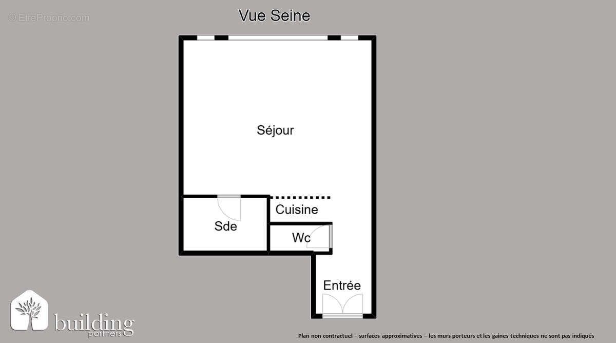 Île de la Jatte Neuilly-sur-Seine - Studio 51,65 m² - photo 2